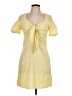 Shein Checkered-gingham Yellow Casual Dress Size L - photo 1
