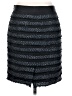 The Limited 100% Polyester Tweed Black Formal Skirt Size 4 - photo 2