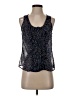 DMBM 100% Polyester Blue Sleeveless Blouse Size XS - photo 1