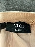 VICI 100% Rayon Solid Tan Casual Skirt Size L - photo 4