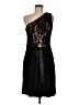 Betsy & Adam 100% Polyester Black Cocktail Dress Size 6 - photo 1