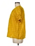 Universal Thread 100% Cotton Yellow Short Sleeve Blouse Size M - photo 5