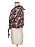Bonnie Evans Floral Blue 3/4 Sleeve Blouse Size L - photo 5