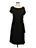 Merona Solid Black Casual Dress Size L - photo 1