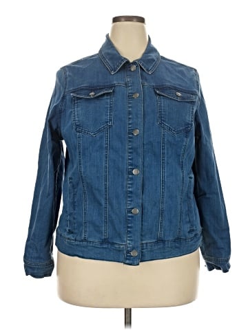 Isaac Mizrahi LIVE! Denim Jacket (view 1)