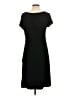 Merona Solid Black Casual Dress Size L - photo 2