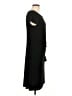 Merona Solid Black Casual Dress Size L - photo 4