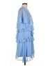 Chadwicks 100% Polyester Blue Cocktail Dress Size 12 (petite) - photo 4