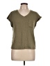 Marled Essentials Green Short Sleeve Top Size L - photo 1