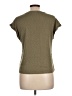 Marled Essentials Green Short Sleeve Top Size L - photo 2