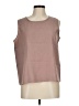 De Taille 100% Polyester Tan Sleeveless T-Shirt Size M - photo 1