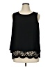 Cleo 100% Polyester Black Sleeveless Blouse Size 1X - photo 1