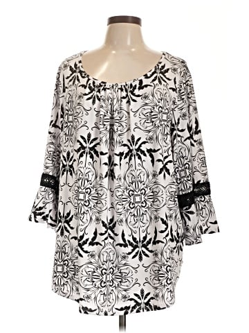 Ruby Rd. 3/4 Sleeve Blouse (view 1)