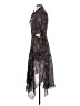 Maje Paisley Black Cocktail Dress Size 2 - photo 5