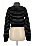 Topshop Stripes Black Turtleneck Sweater Size 6 - photo 2