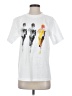 Assorted Brands Print White Short Sleeve T-Shirt Size S - photo 1