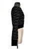 Topshop Stripes Black Turtleneck Sweater Size 6 - photo 4