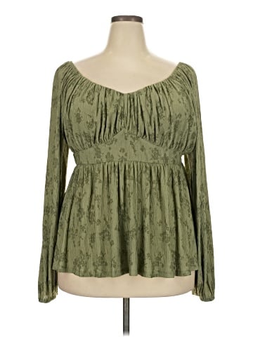 Torrid Long Sleeve Blouse (view 1)