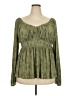 Torrid Green Long Sleeve Blouse Size 2X Plus (2) - photo 1