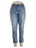 Suzanne Betro Stripes Blue Jeans Size 18 - photo 1