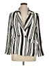 Forever 21 Plus 100% Rayon Stripes Ivory Blazer Size 1X - photo 1