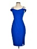 Express Solid Blue Cocktail Dress Size S - photo 1