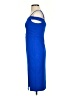 Express Solid Blue Cocktail Dress Size S - photo 5
