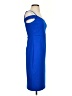 Express Solid Blue Cocktail Dress Size S - photo 4