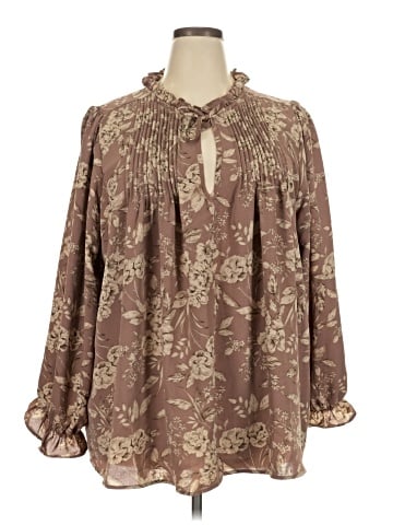 Torrid Long Sleeve Blouse (view 1)