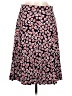 J.Crew 100% Polyester Floral Blue Red Casual Skirt Size 6 - photo 2