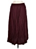 Old Navy 100% Rayon Solid Burgundy Casual Skirt Size M - photo 2