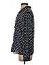 Halogen 100% Polyester Blue Long Sleeve Blouse Size S - photo 5