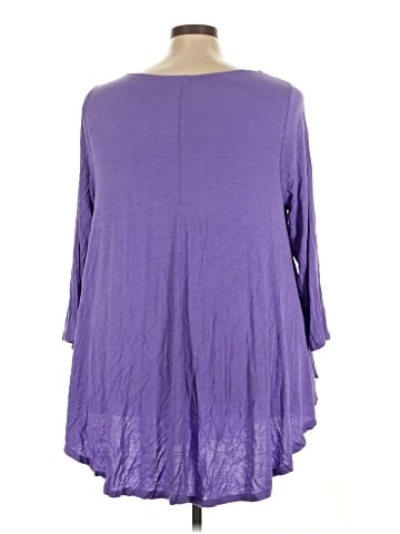 Roaman's 3/4 Sleeve Top (view 2)