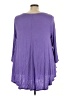 Roaman's Purple 3/4 Sleeve Top Size 26 (2X) - photo 2