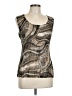 Alberto Makali Silver Sleeveless Blouse Size L - photo 1