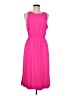 J.Crew 100% Polyester Solid Pink Casual Dress Size 6 - photo 1