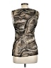 Alberto Makali Silver Sleeveless Blouse Size L - photo 2