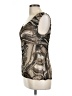 Alberto Makali Silver Sleeveless Blouse Size L - photo 5