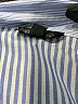 Topshop Stripes Blue Long Sleeve Blouse Size 8 - photo 7