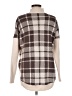 Ann Taylor LOFT Outlet Plaid Brown Poncho Size M - photo 2
