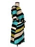 MSK Stripes Teal Casual Dress Size L (petite) - photo 4