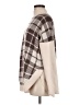 Ann Taylor LOFT Outlet Plaid Brown Poncho Size M - photo 5