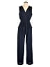 Monteau 100% Polyester Solid Blue Jumpsuit Size M - photo 1