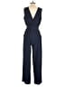 Monteau 100% Polyester Solid Blue Jumpsuit Size M - photo 2
