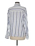 SO Stripes Blue Long Sleeve Button-Down Shirt Size M - photo 2