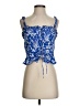 Zara Blue Sleeveless Blouse Size S - photo 1