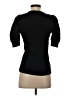 Ann Taylor LOFT Solid Black Short Sleeve Top Size XXS - photo 2