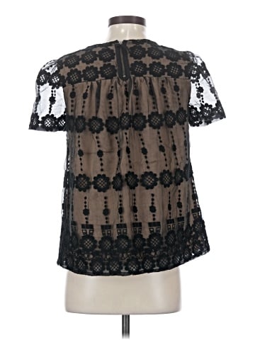 Leifsdottir Short Sleeve Silk Top (view 2)