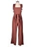 Storia 100% Cotton Solid Brown Jumpsuit Size S - photo 1