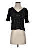 Elodie 100% Rayon Black Short Sleeve Top Size S - photo 1